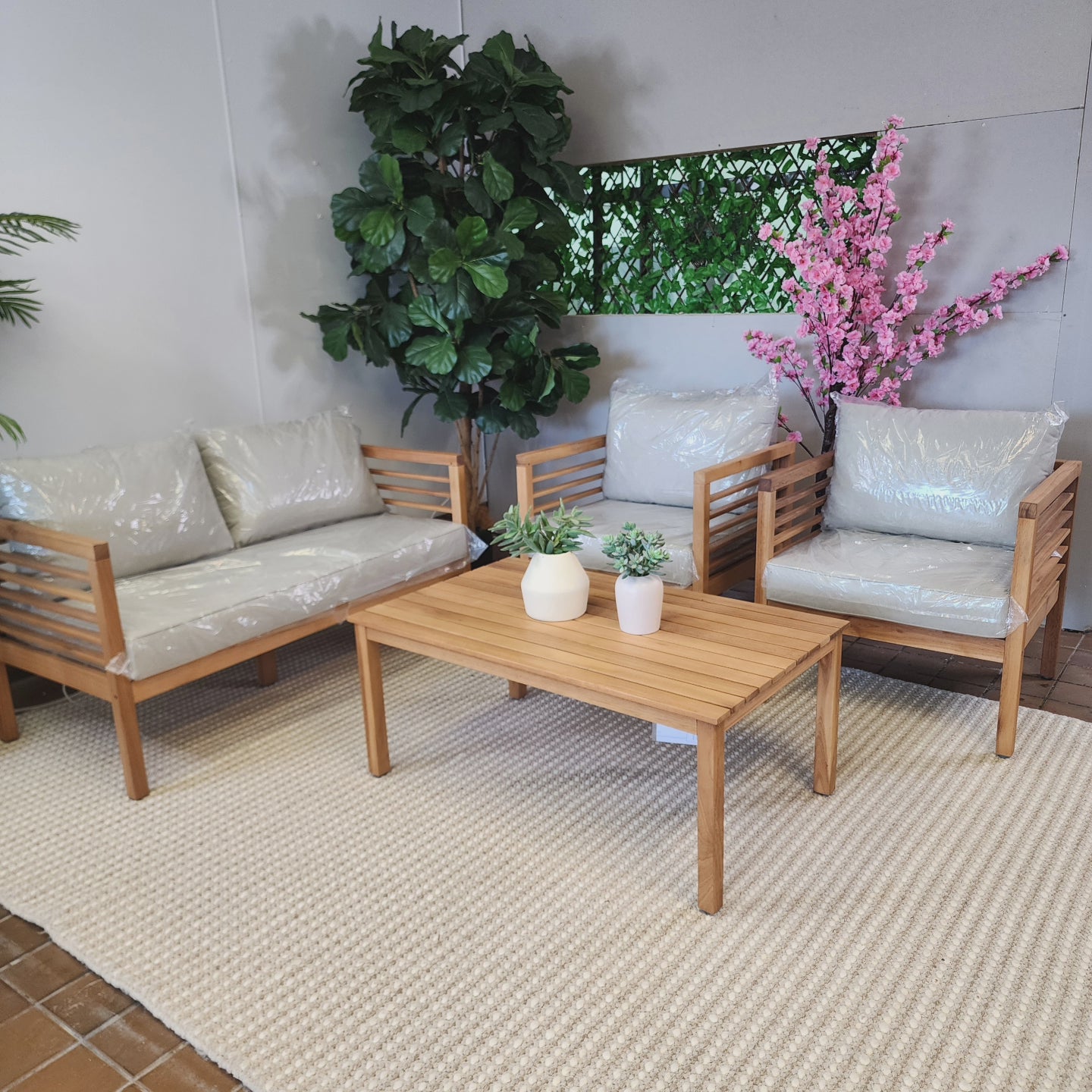 Abraham 4 Piece Lounge Setting